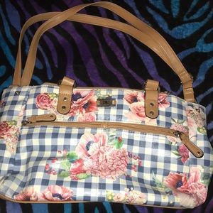 Flower decor purse / handbag